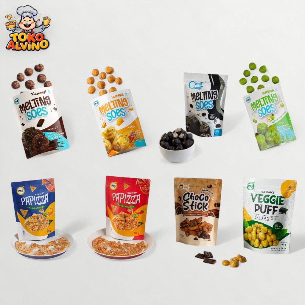

CEMILAN SNACK PREMIUM | SOES KERING PREMIUM, PAPIZZA PREMIUM DAN CHOCO STICK LUMER PREMIUM