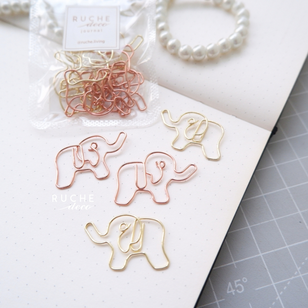 

RUCHE DECO - Paper Clip Animal & Icon - Paper clip bentuk hewan dan ikon - Penjepit kertas