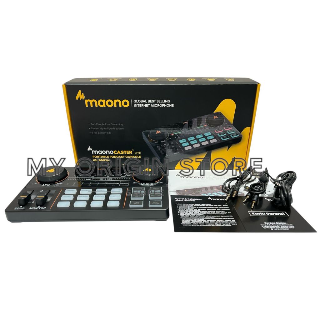 READY NEW ORIGINAL MAONO AM200 MAONOCASTER AM 200 Soundcard Audio Interface Sound Card