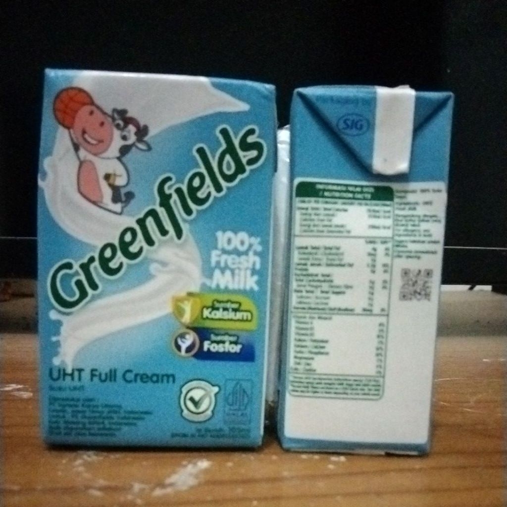 

uht full cream greenfields 1 pcs