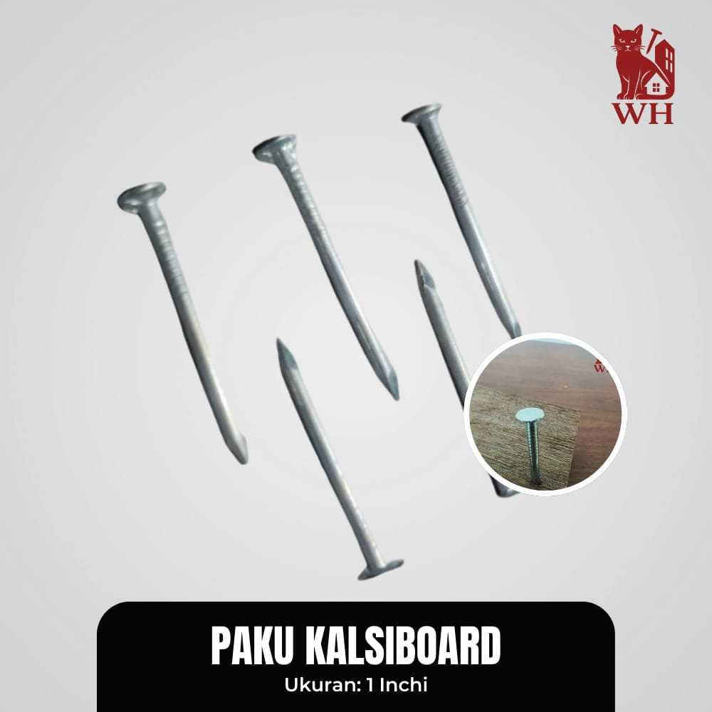 Paku Kalsiboard Kepala Tajam / Paku Baja Kalsiboard Anti Karat untuk Papan & Plafon