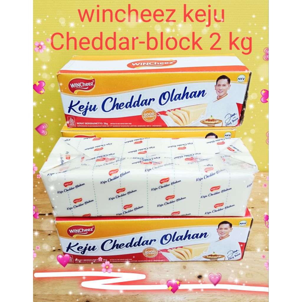 

WINCHEEZ KEJU CHEDDAR BLOCK 2KG/CHESEE CHEDDAR