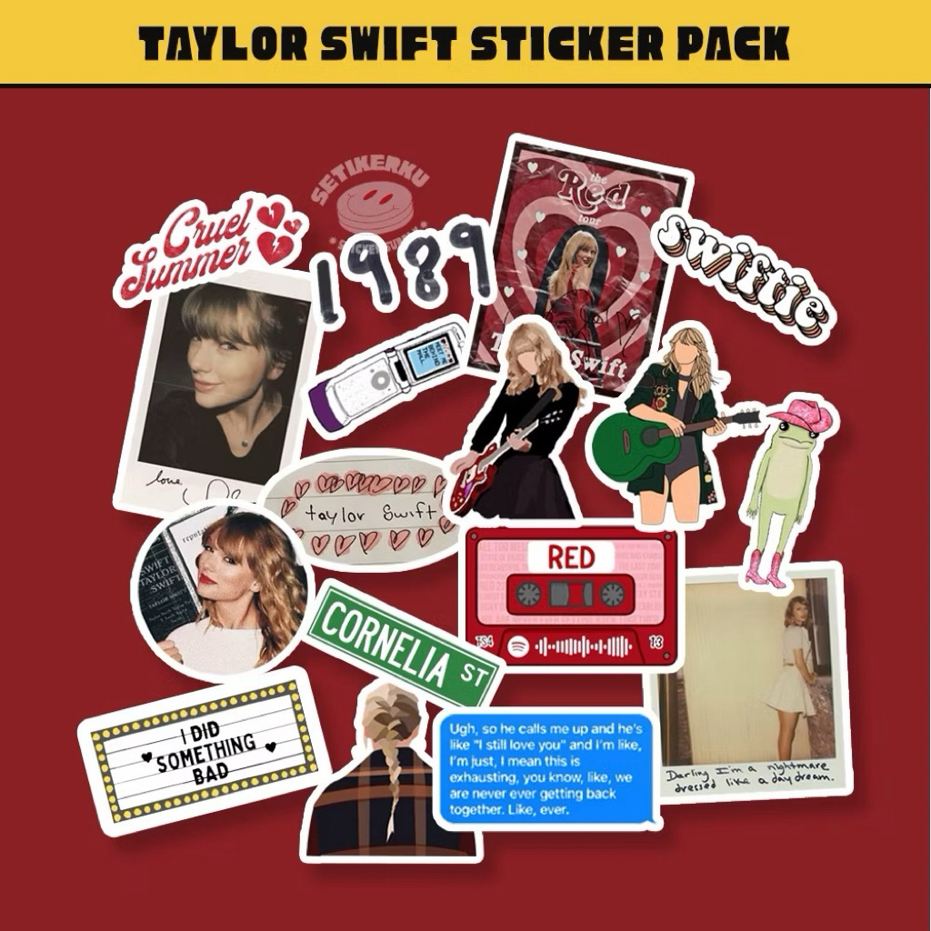 

Taylor Swift Sticker A6 (17pcs)