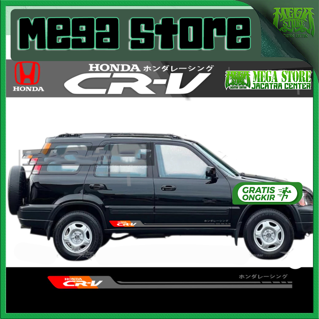 MEGASTORES Sticker Variasi Pintu Honda CR-V Gen 1