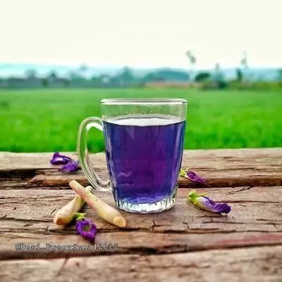 

wedang teh telang ungu best seller