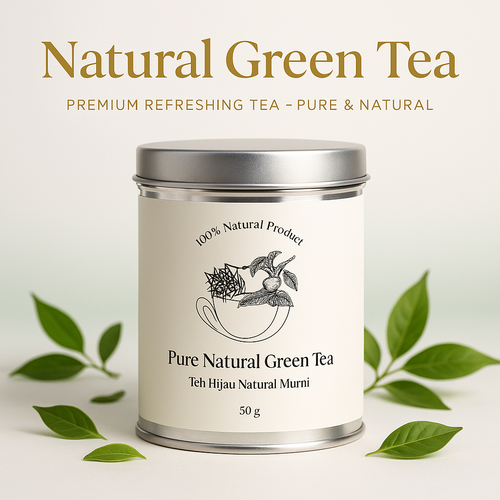 

Naturahive Teh Hijau Natural Green Tea – Minuman Sehat Bakar Lemak, Turunkan Berat Badan dan diet