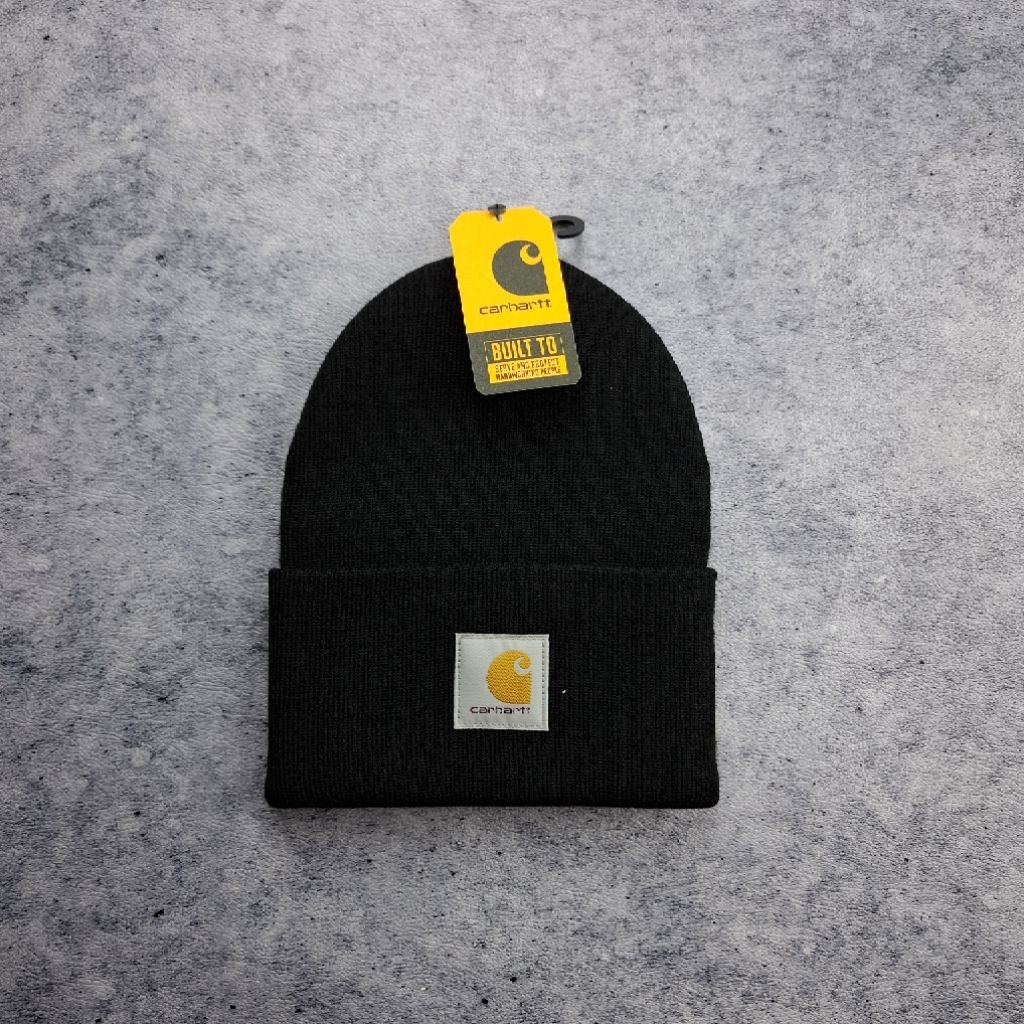 CARHARTT KNIT CUFFED BEANIE BLACK