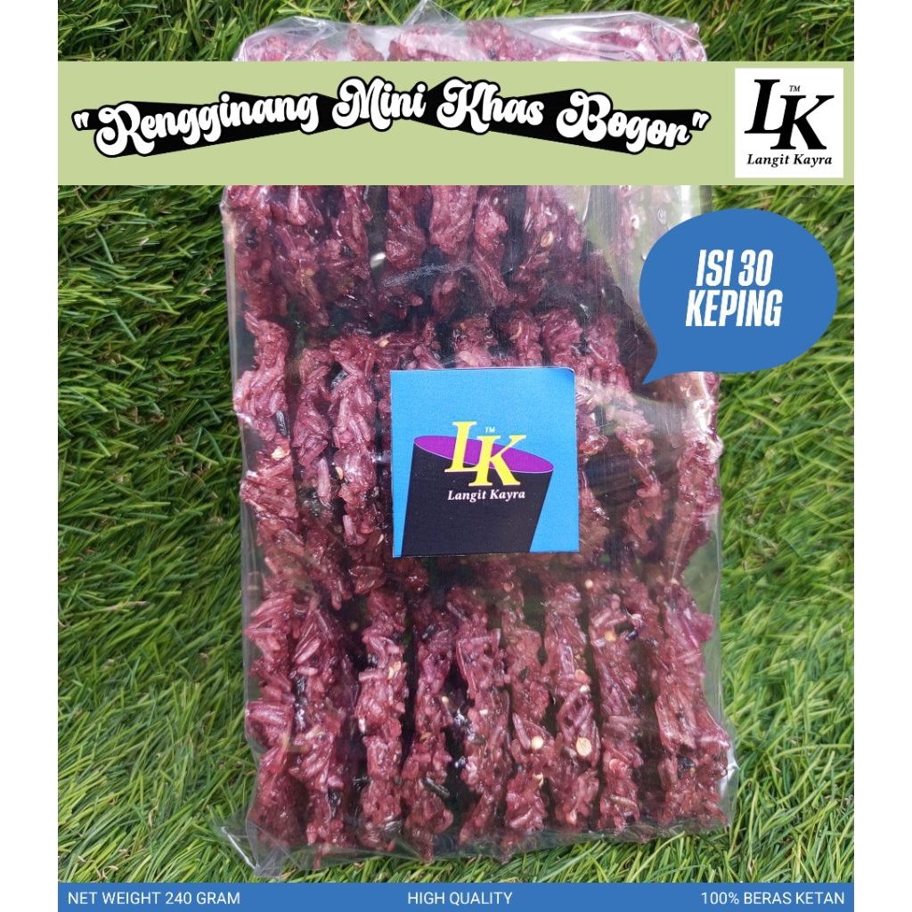 

Rengginang Khas Bogor Ukuran Besar Isi 30 keping