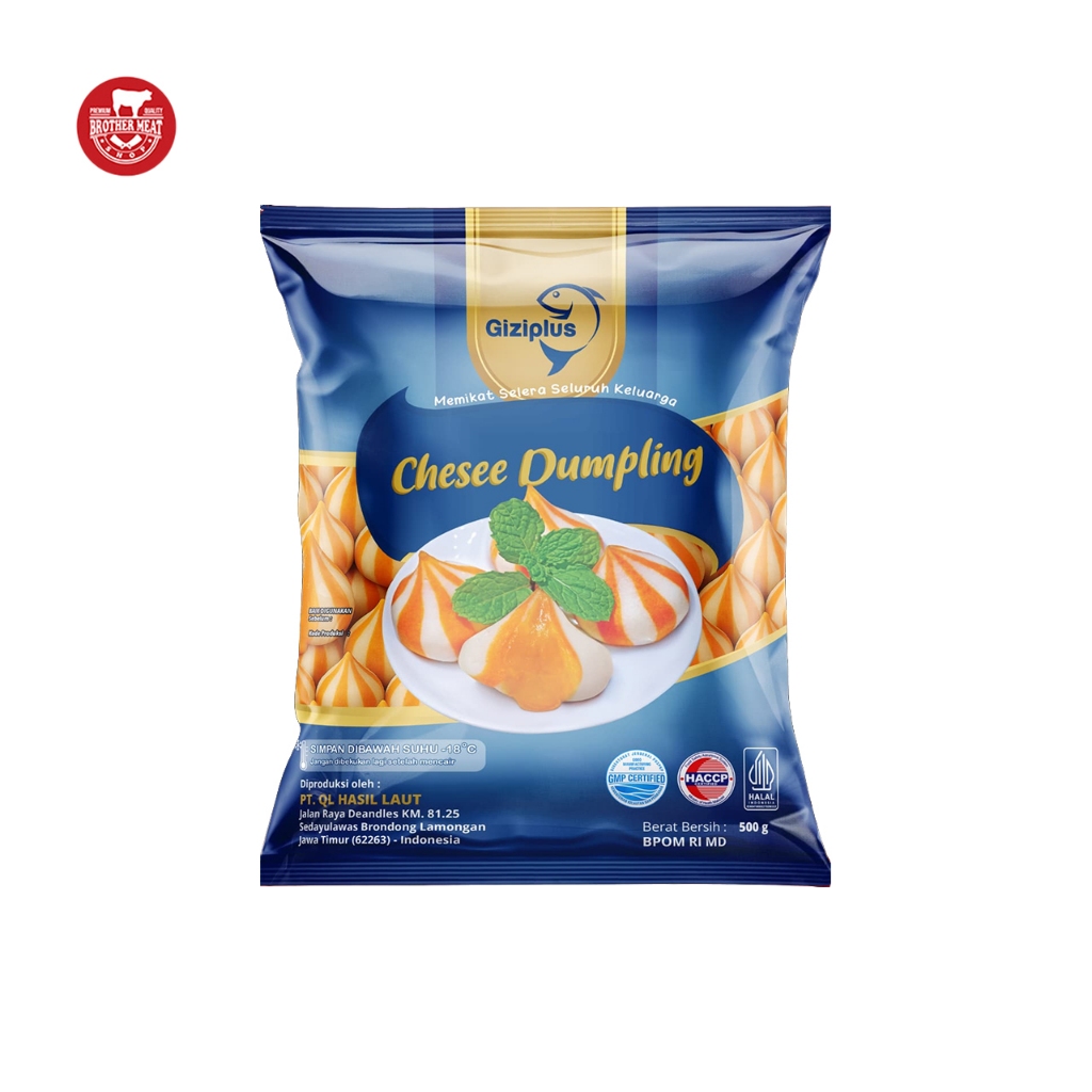 

GiziPlus Cheese Dumpling 500gr - Brothermeatshop