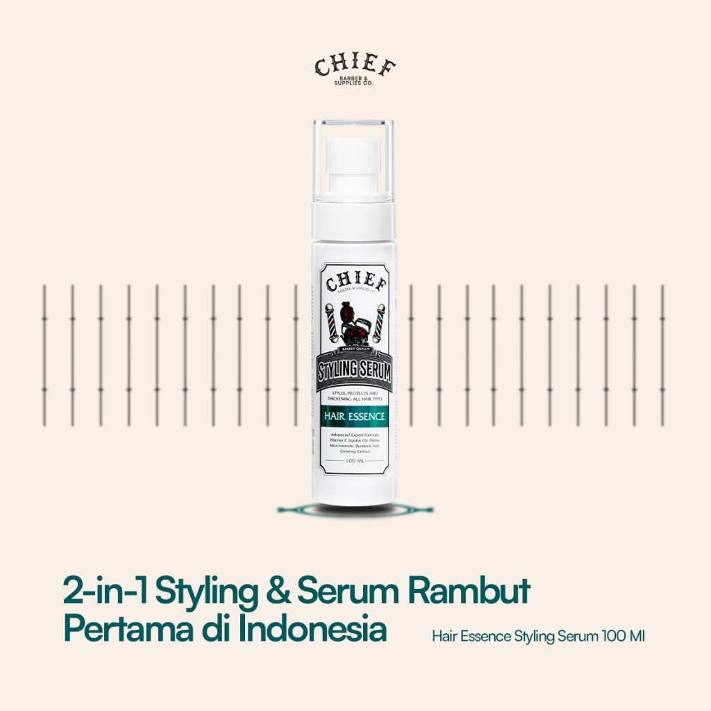 CHIEF Haircare Package - Chief Hair Styling Serum 100ml & Chief Shampoo