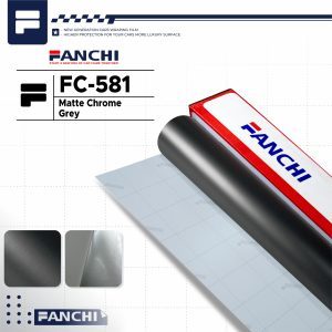 Roll Skotlet Sticker Fanchi Matte Chrome Grey FC-581