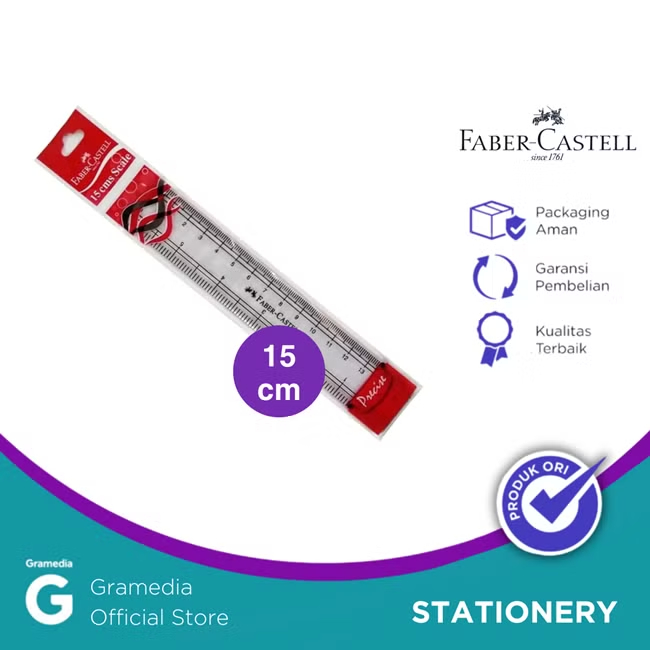 

Gramedia Tunjungan : Faber Castell Penggaris 15 Cm 170640
