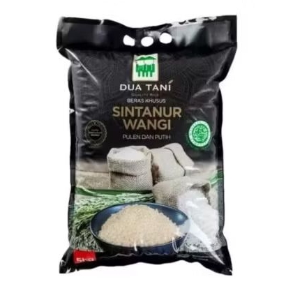 

DUA TANI BERAS SINTANUR WANGI pasti pulen dan putih 5KG