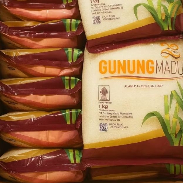 

Gula Pasir GMP 1 Kg / Gula Pasir Gunung Madu 1 Kg