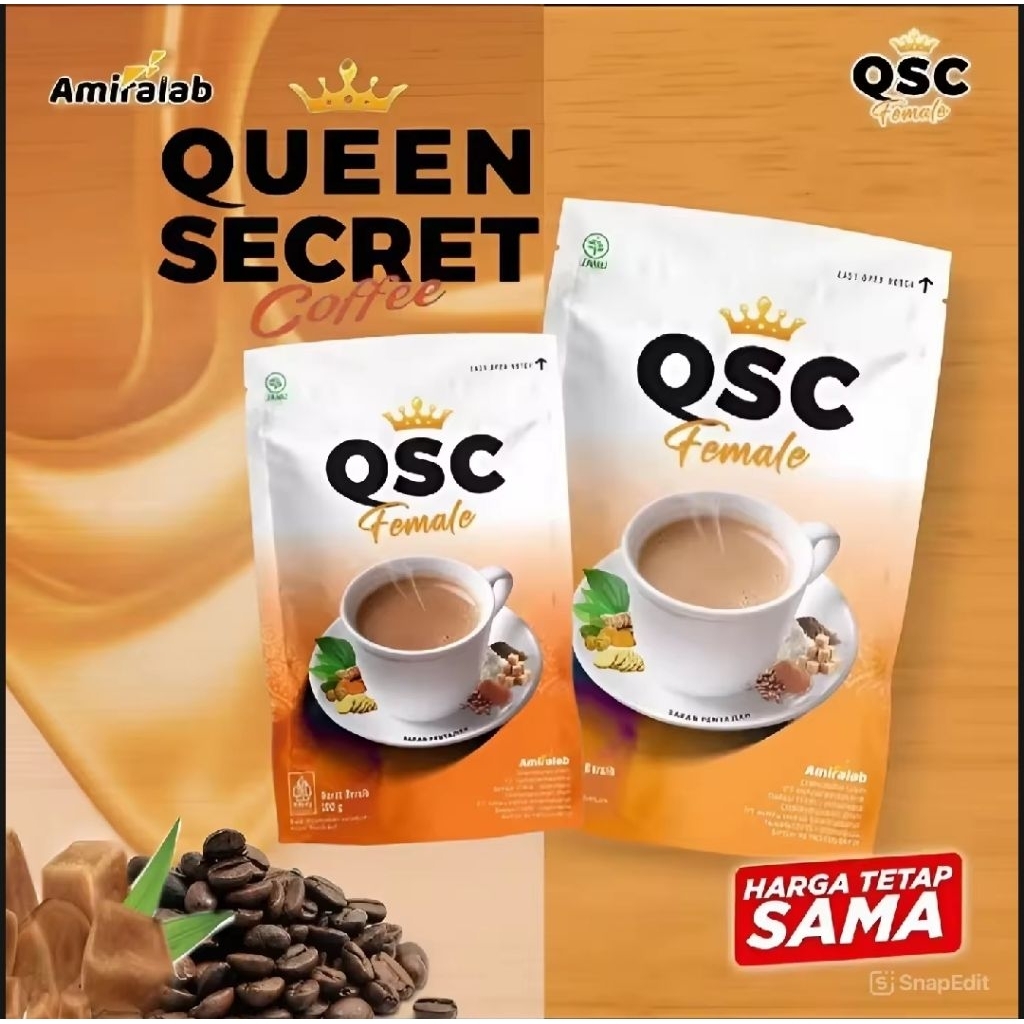 

AMIRALAB QSC FEMALE KOPI HERBAL BERAT 100GRAM HERBAL