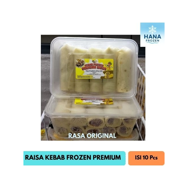 

RAISA KEBAB FROZEN PREMIUM RASA ORIGINAL, RASA KEJU MOZARELLA, RASA CHOCO OREO