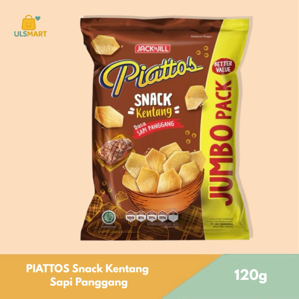 

PIATTOS Snack Kentang Sapi Panggang 120 g