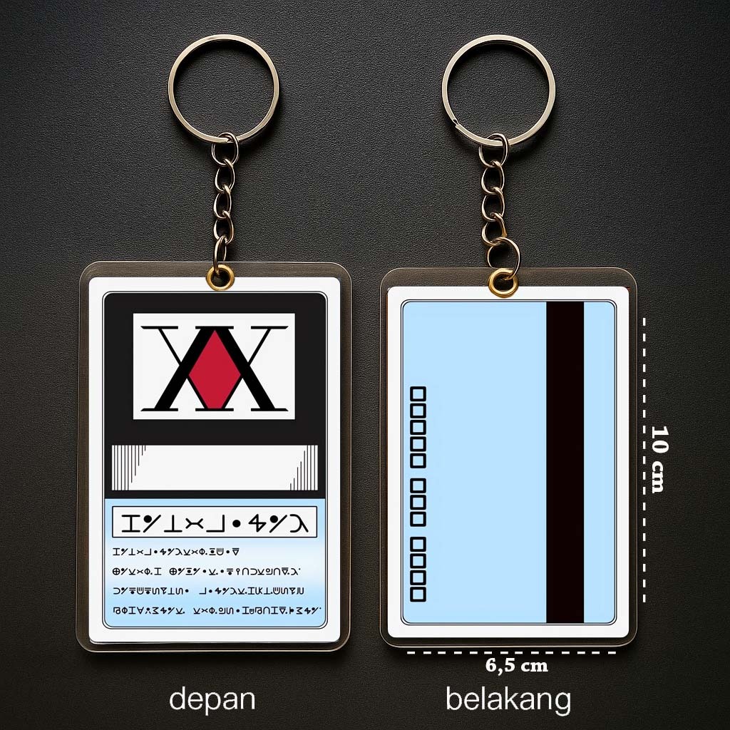 Gantungan kunci keychain lisensi HUNTER X HUNTER