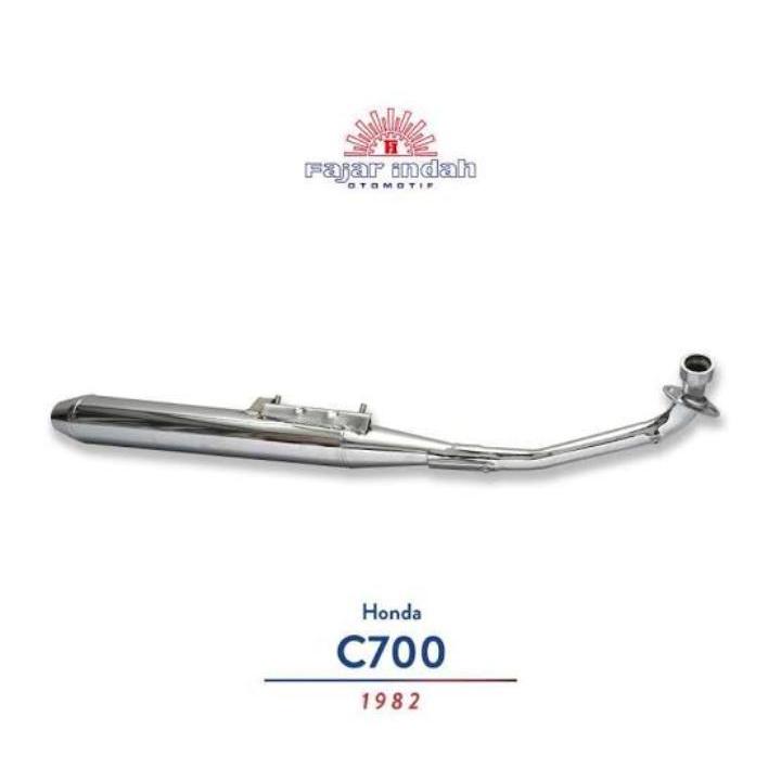 FAJAR INDAH Knalpot Honda C700/800 1982 / Knalpot C700