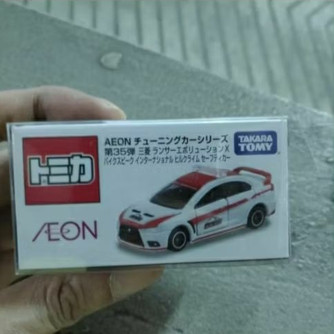 tomica Aeon Mitsubishi Lancer evolution x EVO limited edition langka