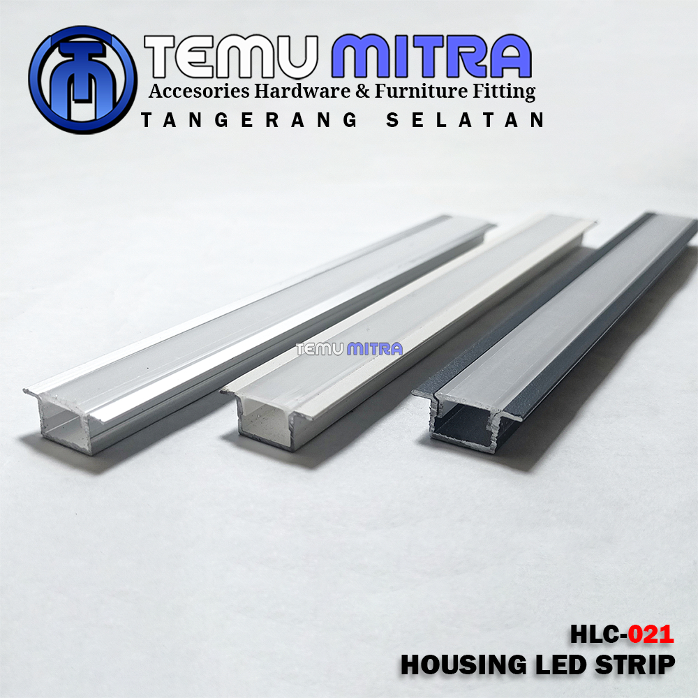 Rumah lampu LED strip/ Houshing led strip, Panjang 3 meter ( Alumunium )