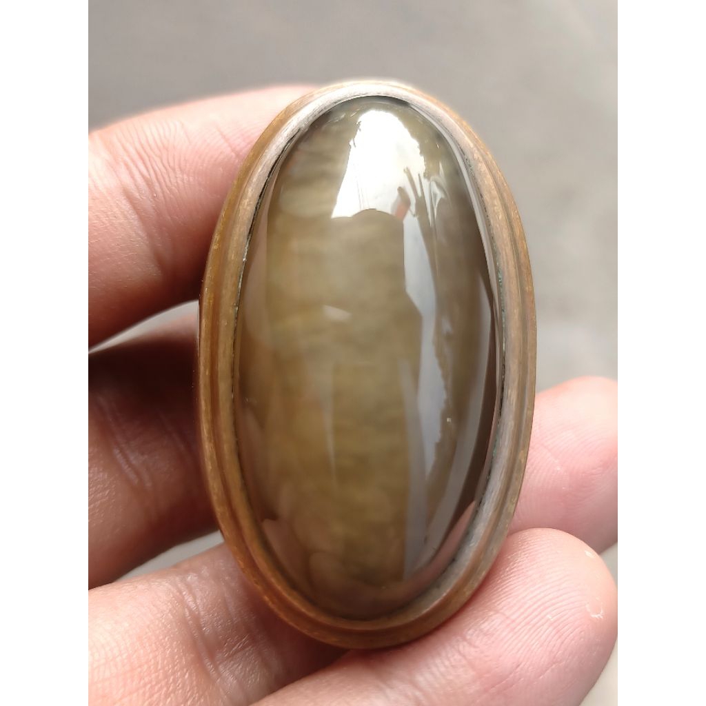 Batu akik Pandan Lumut Ngegeleng