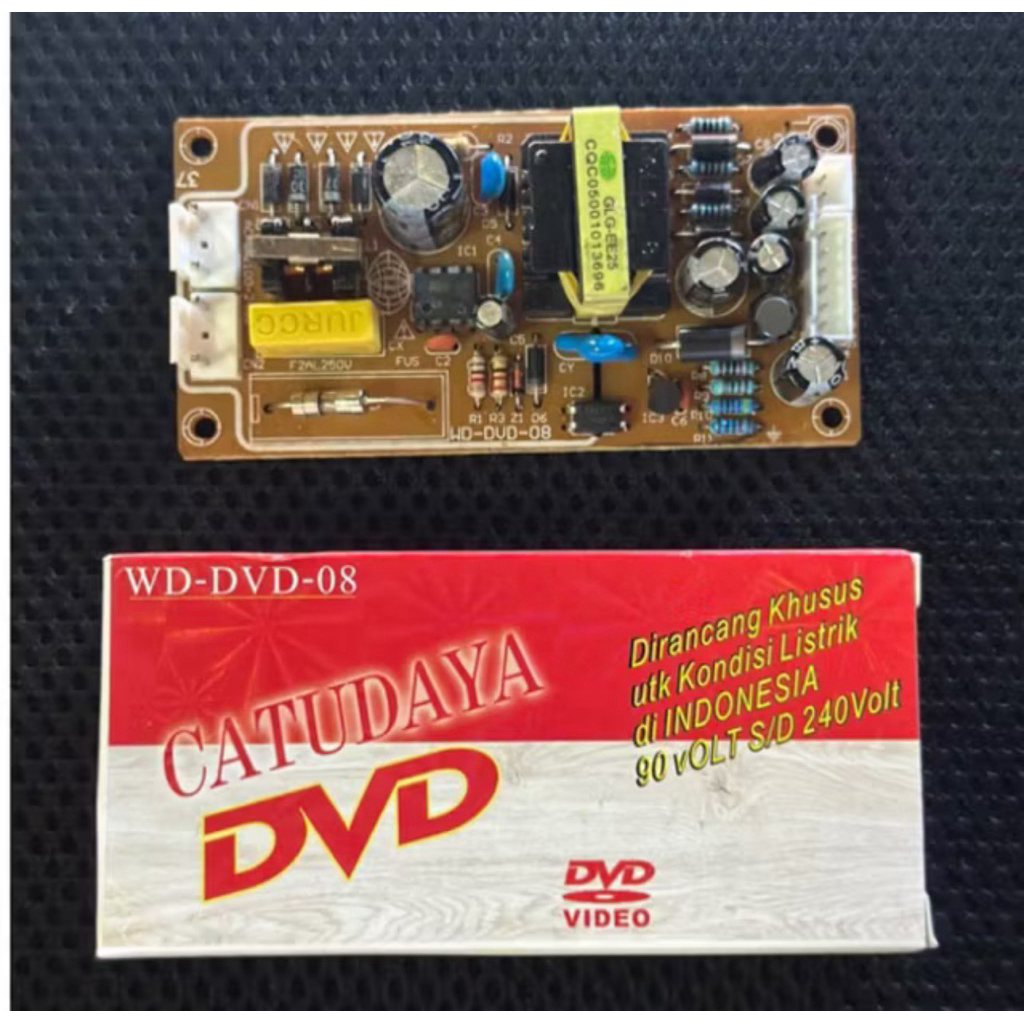 POWER SUPPLY REGULATOR DVD MERAH PUTIH