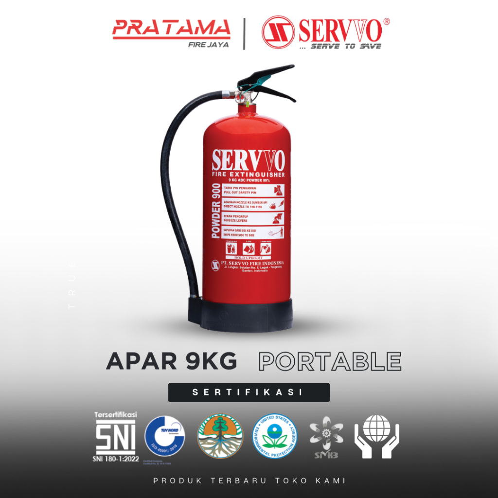 APAR 9KG SNI ABC POWDER SERVVO