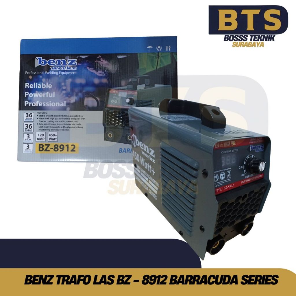 MESIN LAS 450 WATT DIGITAL BENZ BARRACUDA / TRAVO LAS 450WATT / MESIN LAS LISTRIK / TRAFO LAS 450 WA