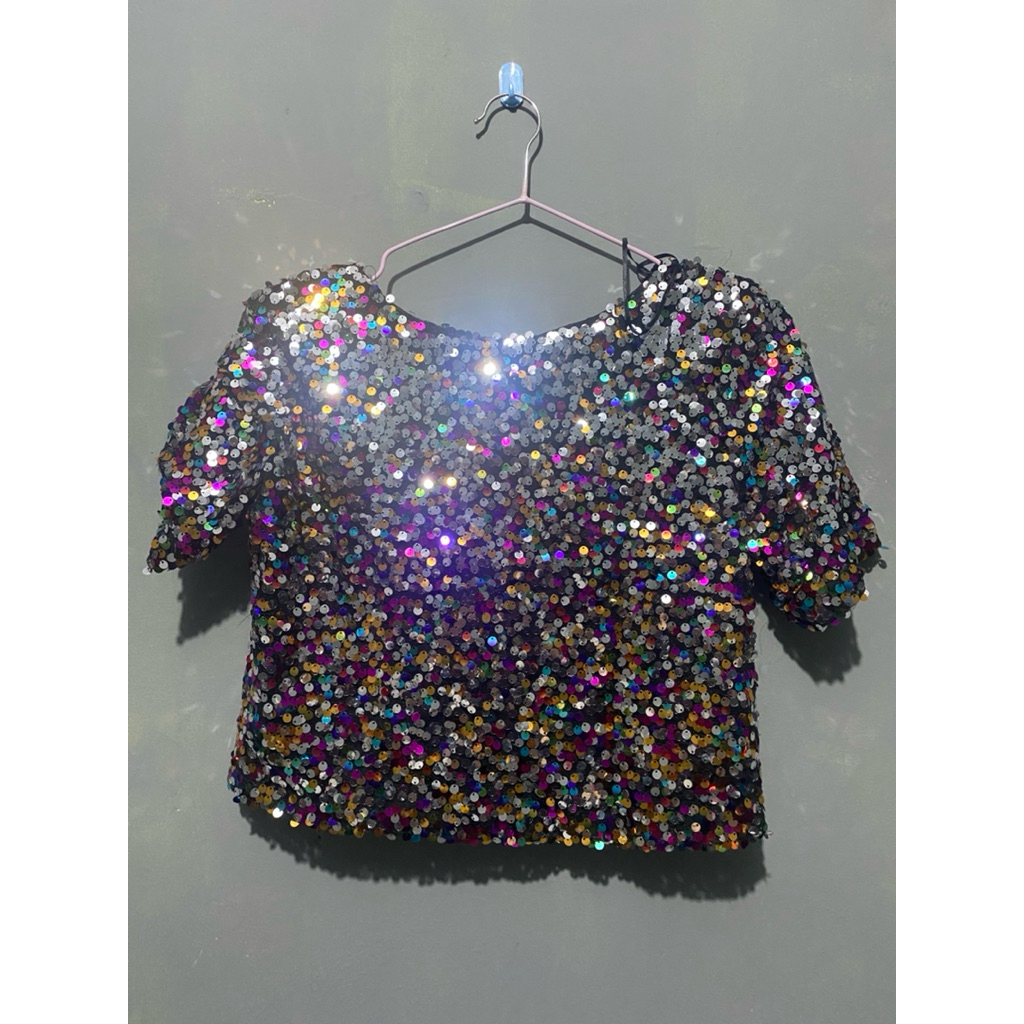 Women Top Sequin H&M