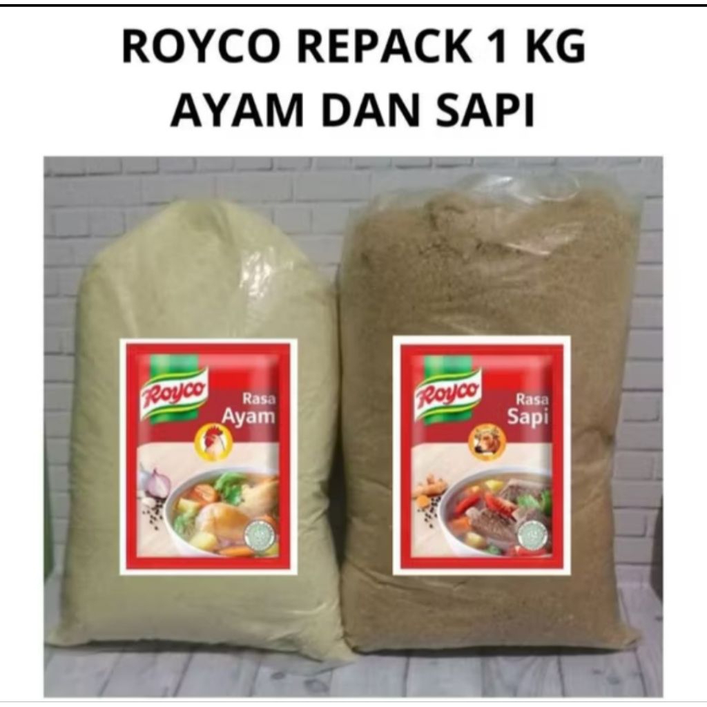 

Royco Curah 1kg Rasa Ayam & Sapi Penyedap Rasa Masakan Kaldu Bubuk