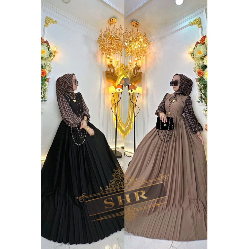NEW SHR MAXI DRESS GAMIS LENGAT HONSTOUD WOLFIS ORI SHR 100%