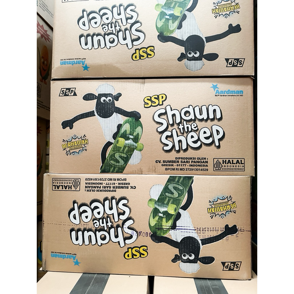 

SNACK BERHADIAH SHAUN THE SHEEP ISI 40PCS Renyah Gurih