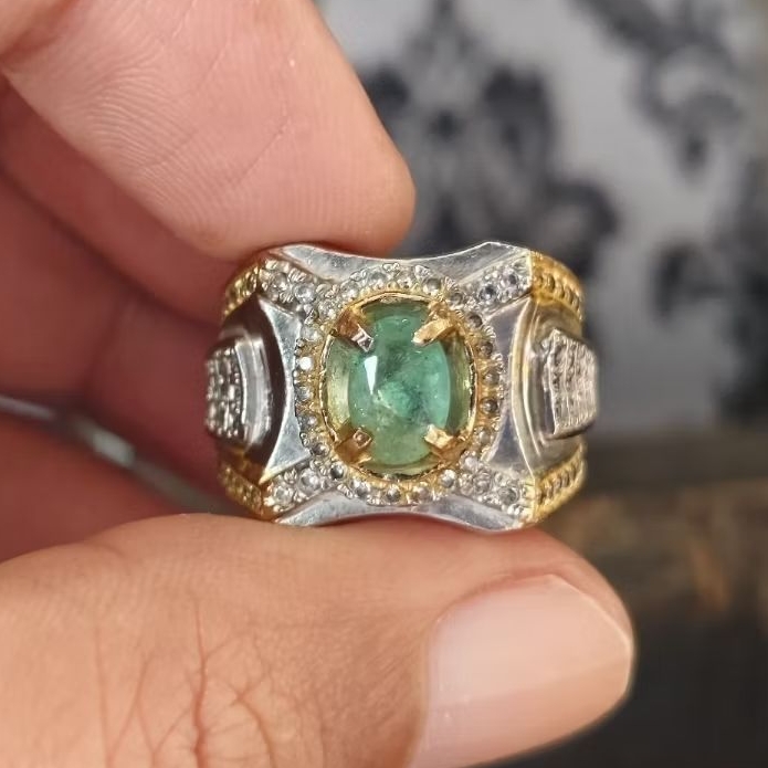 Natural Emerald Beryl Zamrud Colombia Lab Sertifikat GLI