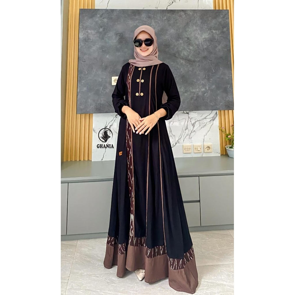 GHANIA KAMALA DRESS|GAMIS TERBARU |GAMIS RAYON|GAMIS TENUN ETNIK|GAMIS ADEM |GAMIS TERBARU |GAMIS TE