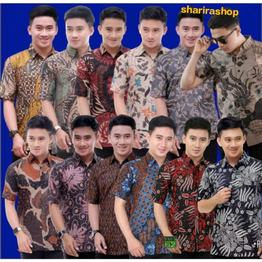 baju batik pria baju batik bagus, baju batik lengan pendek, baju batik seragam pesta