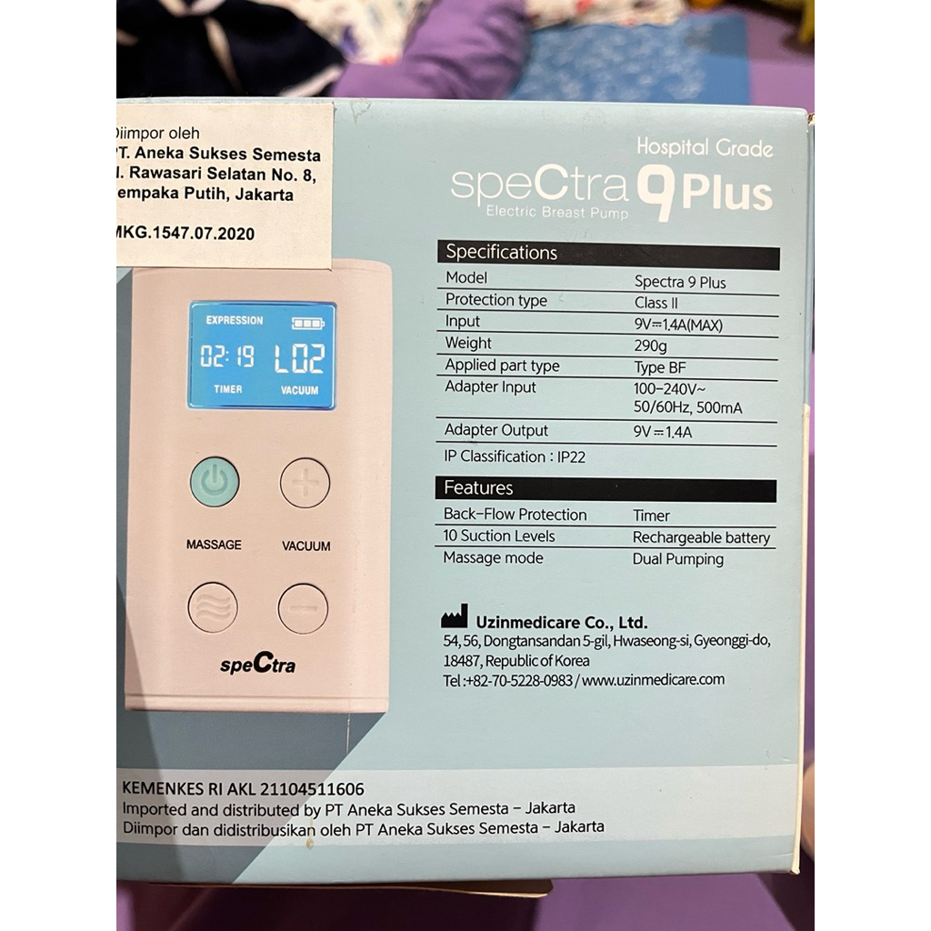 Pumping Asi Spectra 9+ | Hospital Grades
