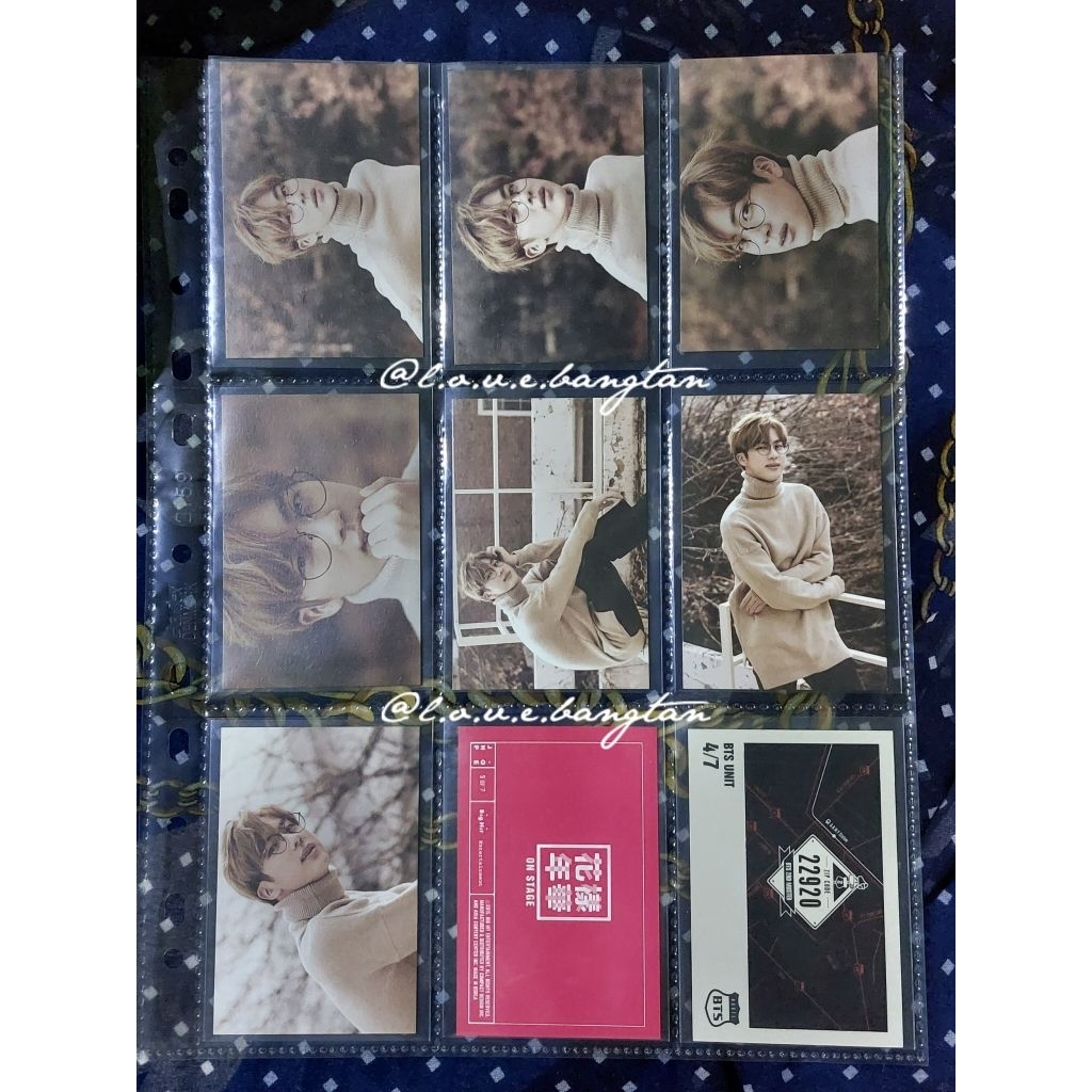 BTS 2nd muster 22920 mini photocard mpc || JIN SET