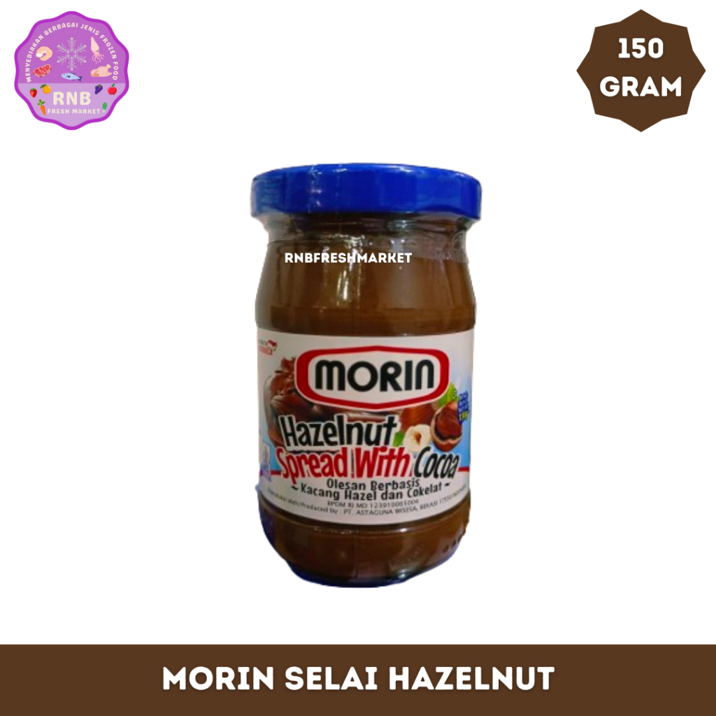 

Morin Selai Kacang Hazel Dan Cokelat Netto 150 Gram