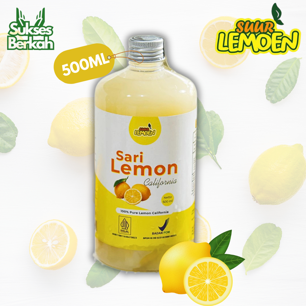 

Sari Lemon Air Lemon Murni Minuman Diet 500ml Lemon California By Suur Lemoen
