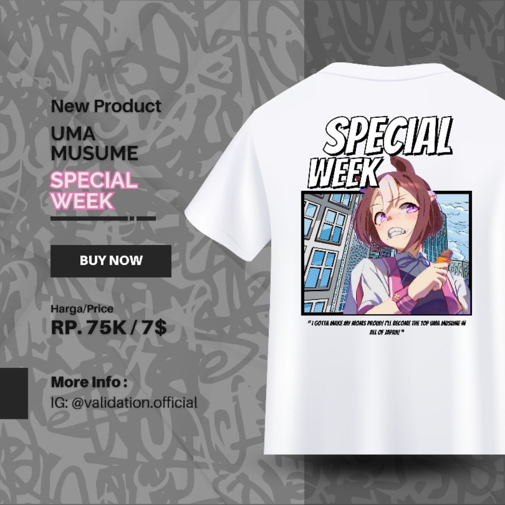 Kaos (Special Week) Uma Musume Katalog