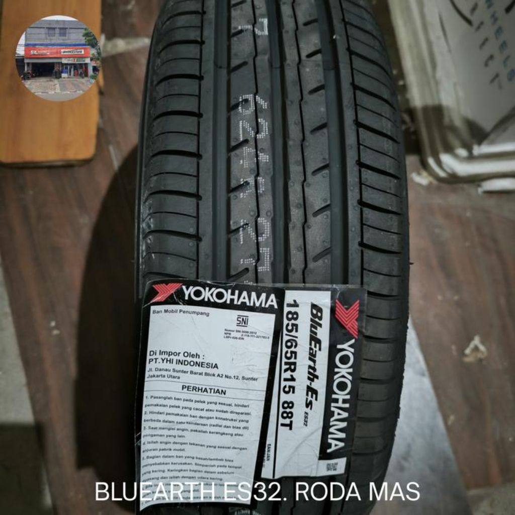 Ban Yokohama Bluearth ES32 185/65 R15 (Ban Mobilio,,Freed, Ertiga, Avanza, Xenia, Veloz)