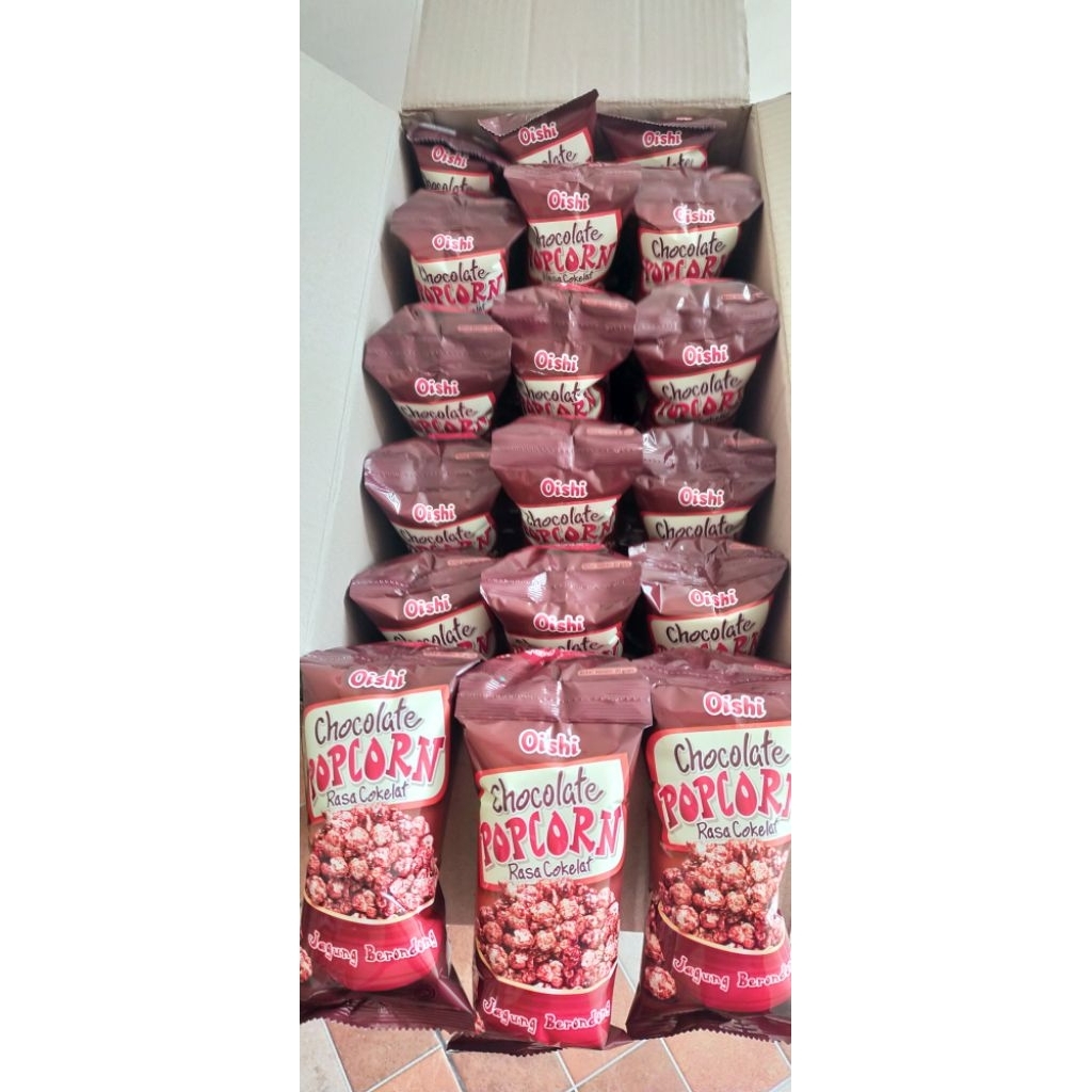 

OISHI POPCORN/Jagung Berondong / 1 Renteng isi 10 pc