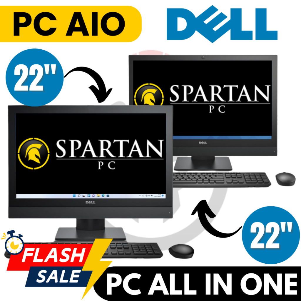 FLASH SALE  PC AIO DELL Optiplex / PC All in One 5250 / 3240 Core i7 / i5 / i3 - 22" - PC All In One