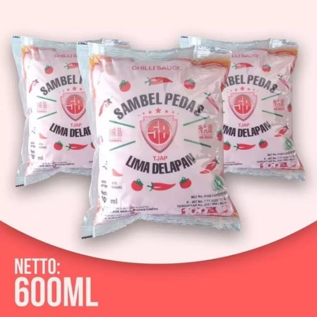 

Saos 58 kemasan 600ml