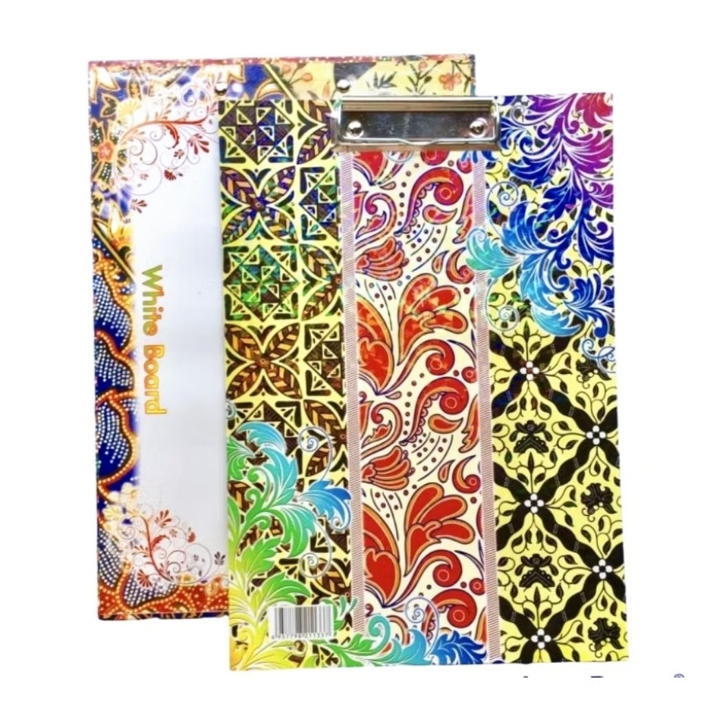 

papan dada/papan ujian/papan jalan motif batik