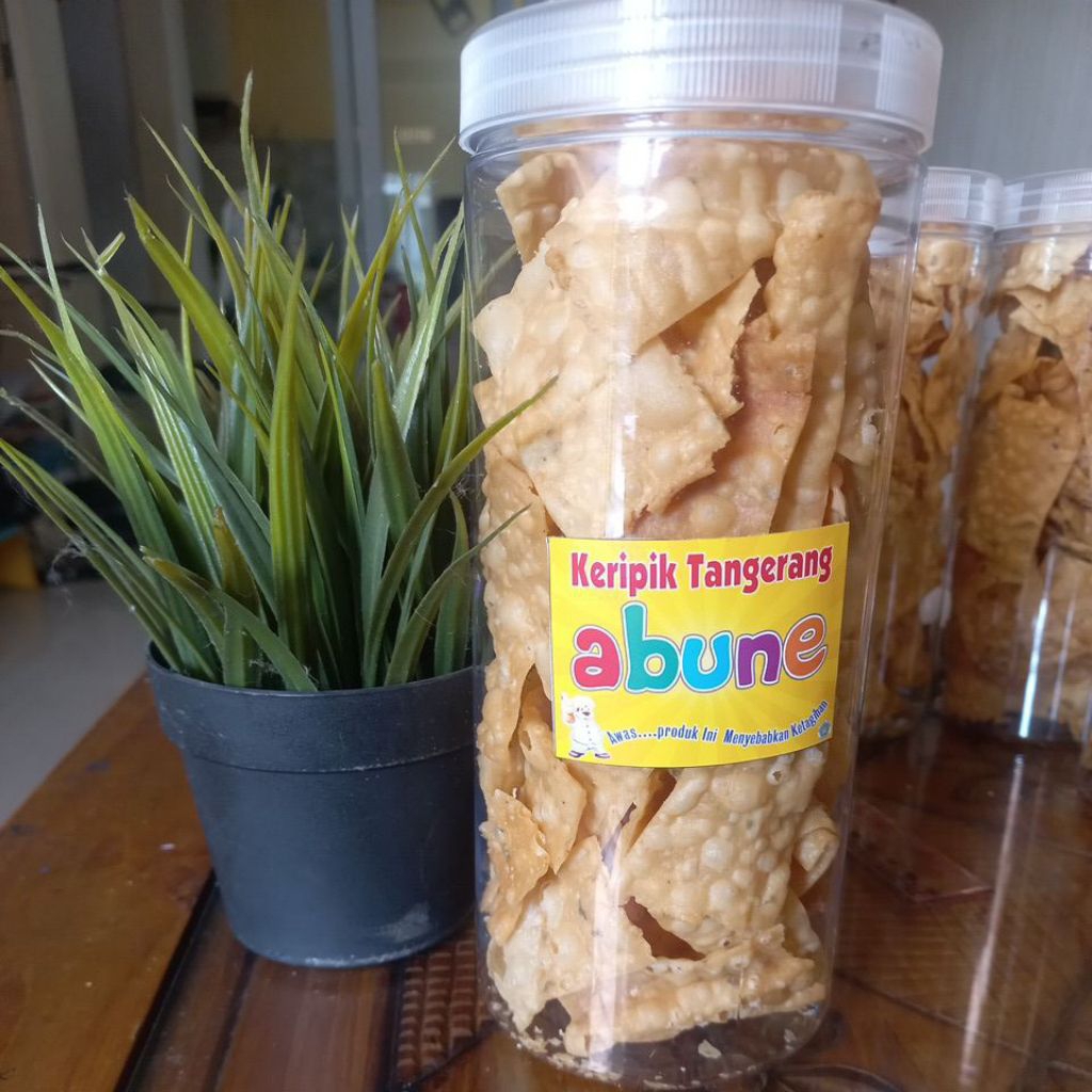 

Keripik bawang Abune Kemasan Toples