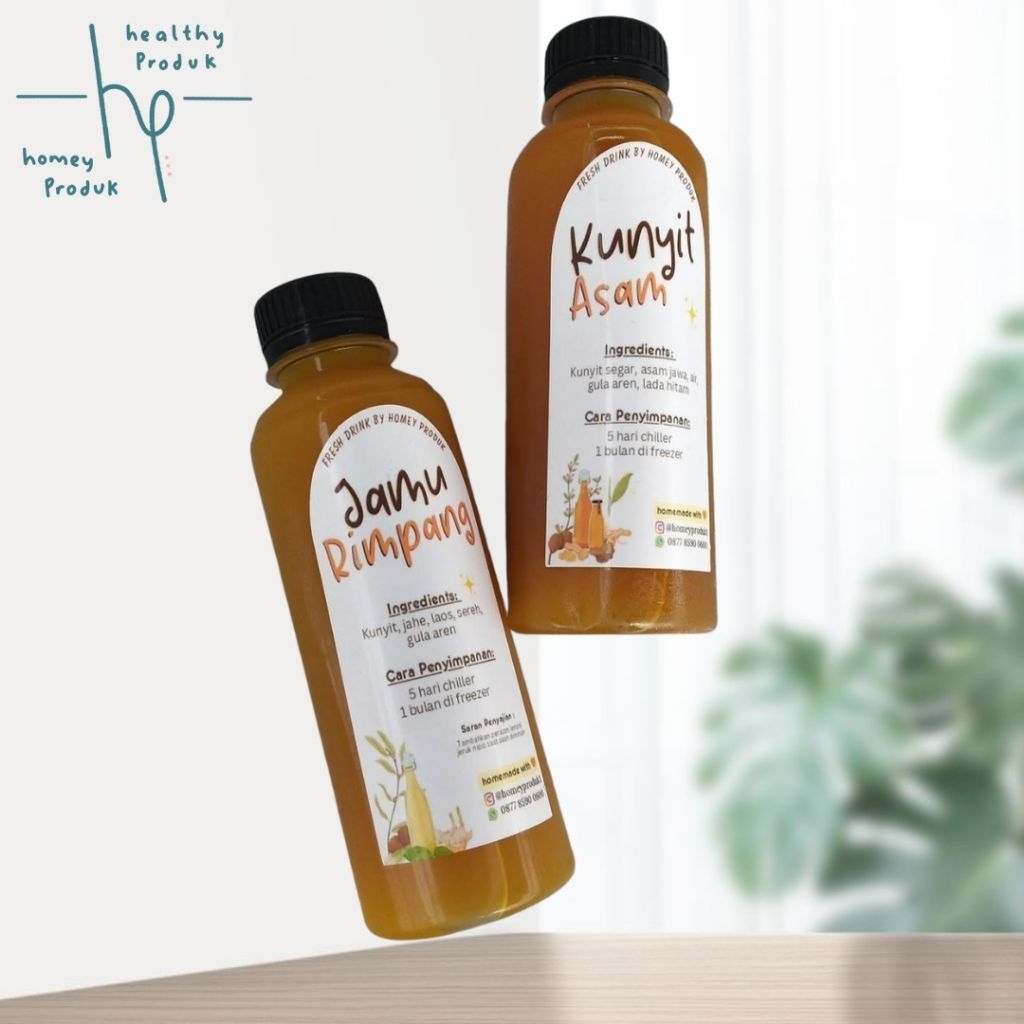 

JAMU KUNYIT ASAM DAN REMPAH HOMEMADE | TANPA GULA PASIR