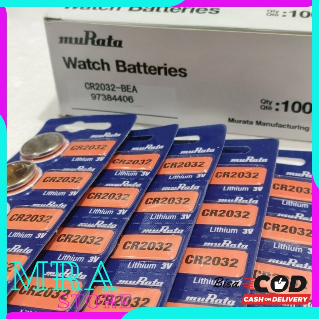 BATRE MURATA CR 2032 CR-2032 BATTERY BATERAI ORIGINAL