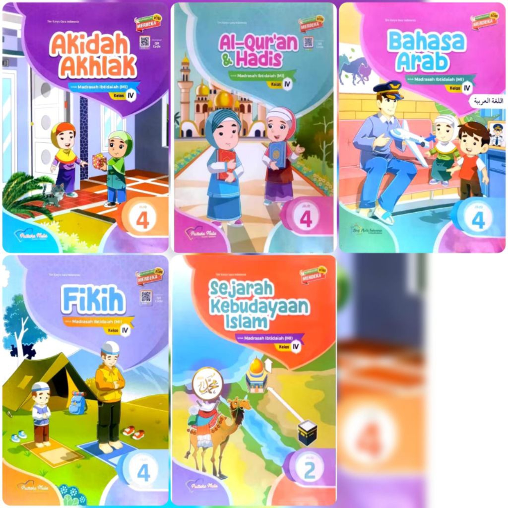 Buku Kurikulum Merdeka Kelas 4 MI (Pustaka Mulia)